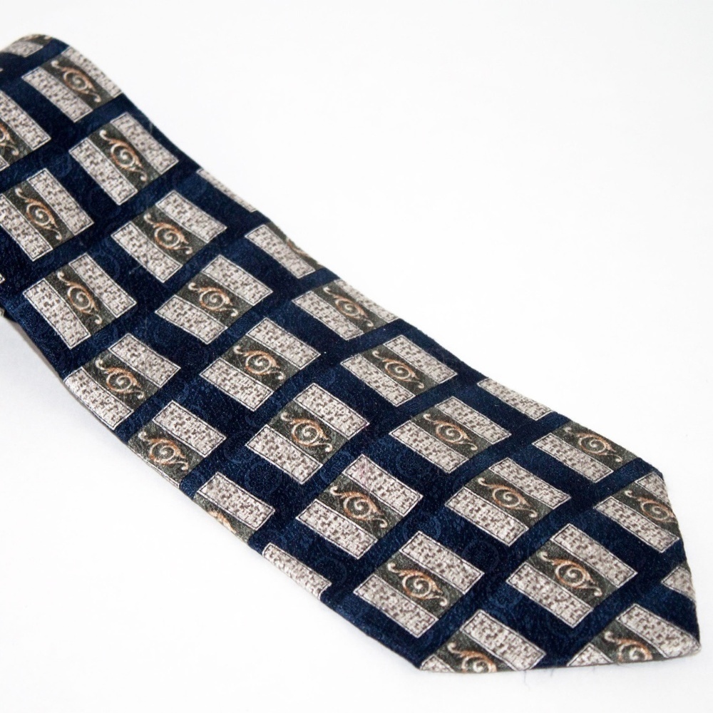 Stafford Executive Geoemtric 100% Silk Tie